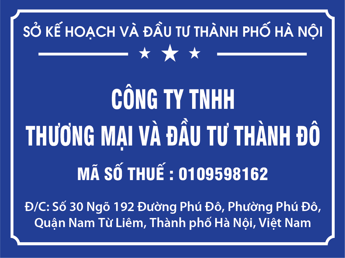 [BH-Mica-Mẫu 10] In bảng hiệu công ty, bảng hộ kinh doanh bền, đẹp